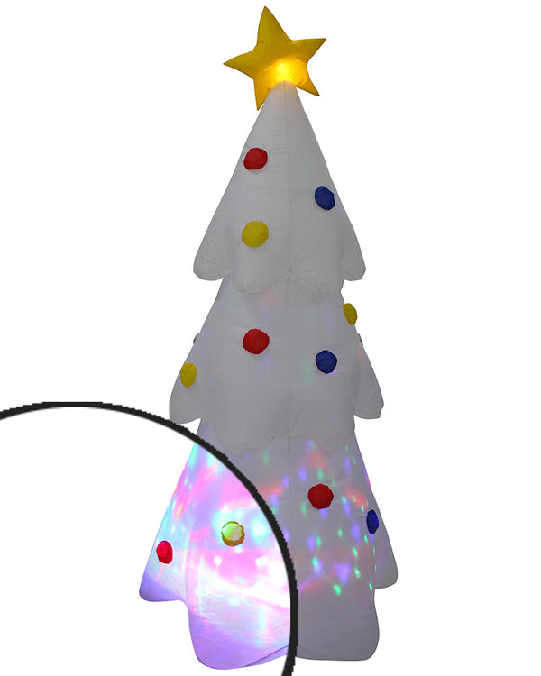 Christmas Tree with LED Disco Inflatable 1.8m