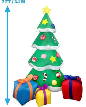 Christmas Tree with Presents Lawn Inflatable 2.1m