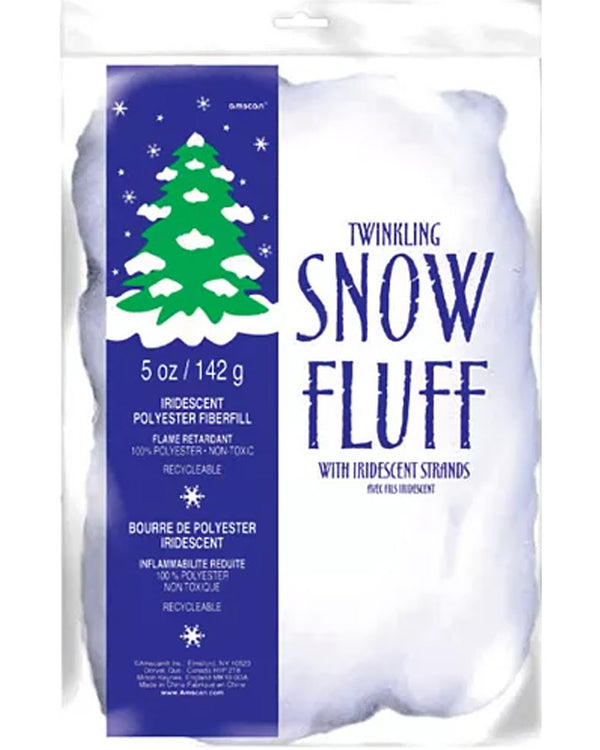 Christmas Twinkling White Snow Fluff Decoration
