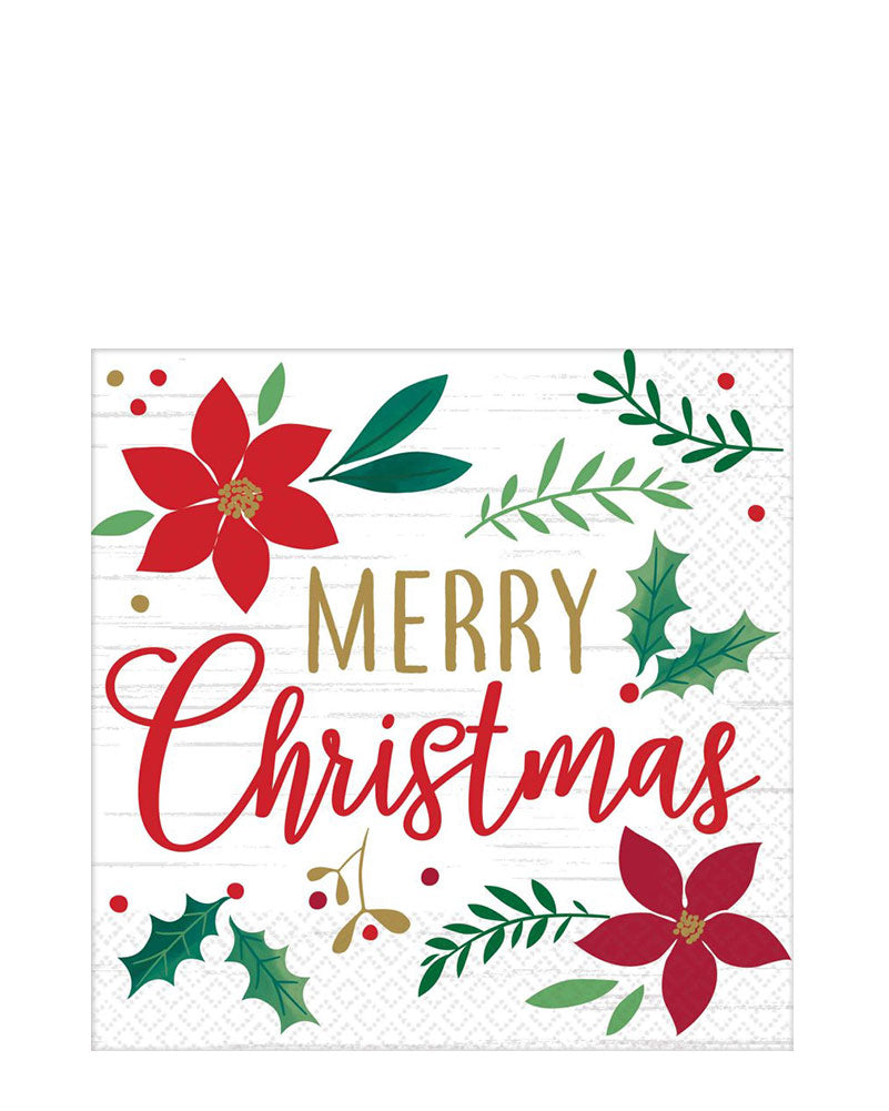 Christmas Tis the Season Lunch Napkin Pack of 16