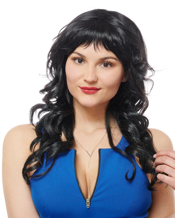 Ciao Bella Curly Black Wig