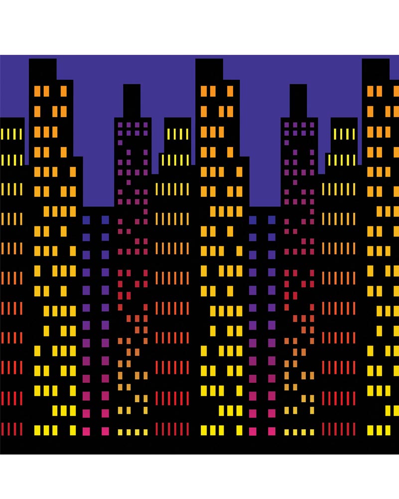 Cityscape Backdrop 9m