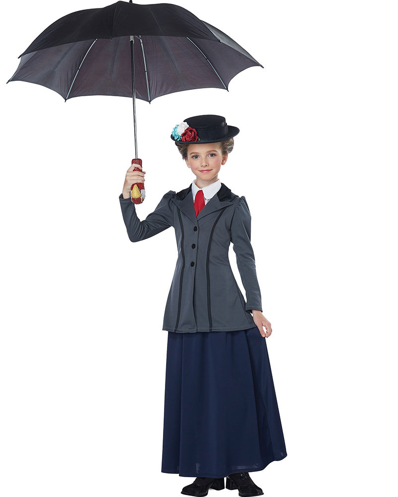 Classic English Nanny Girls Costume