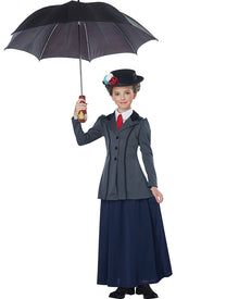Classic English Nanny Girls Costume