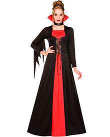 Classic Vampire Womens Plus Size Halloween Costume