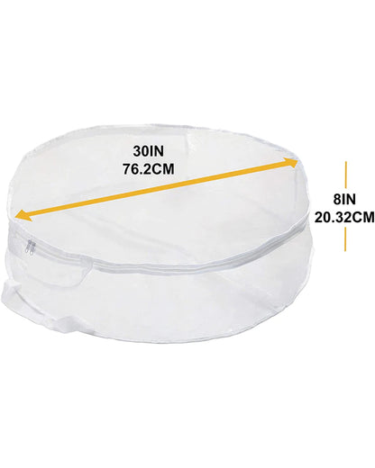 Clear Christmas Wreath Storage Container Pack of 2