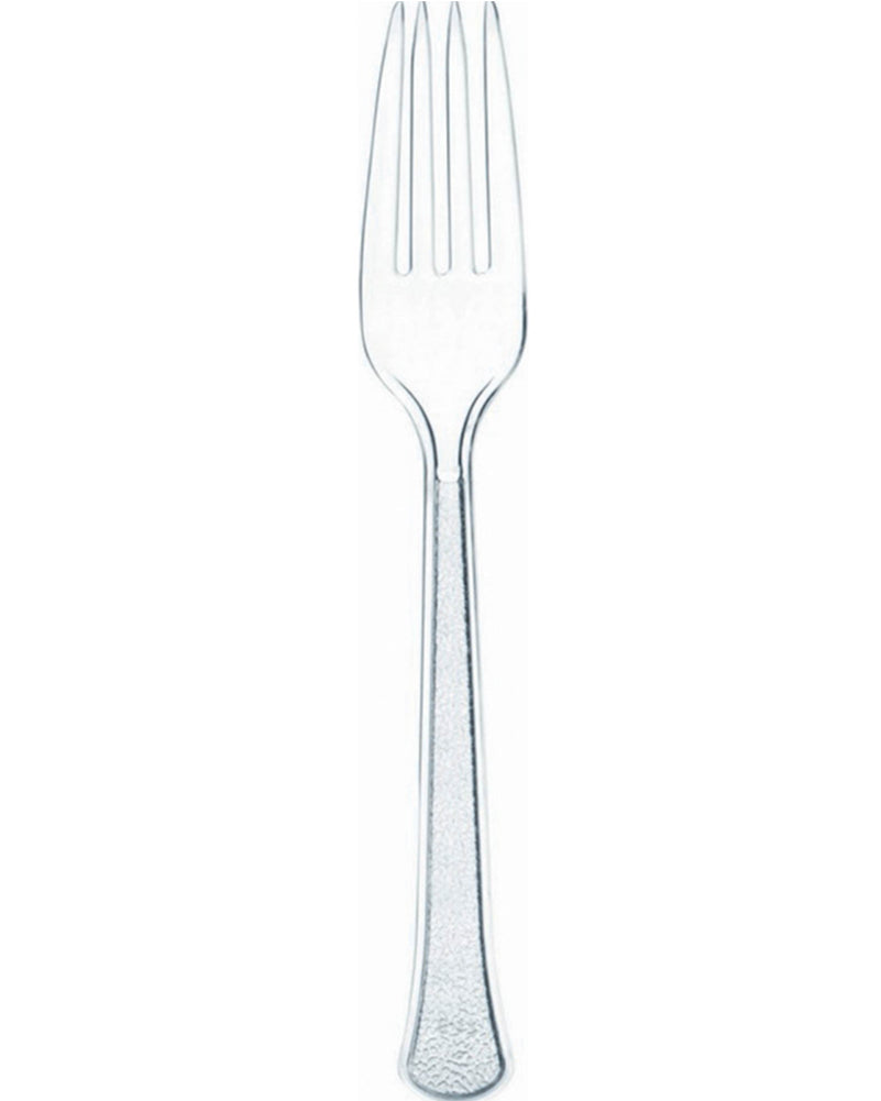 Clear Heavy Weight Fork Pack of 20