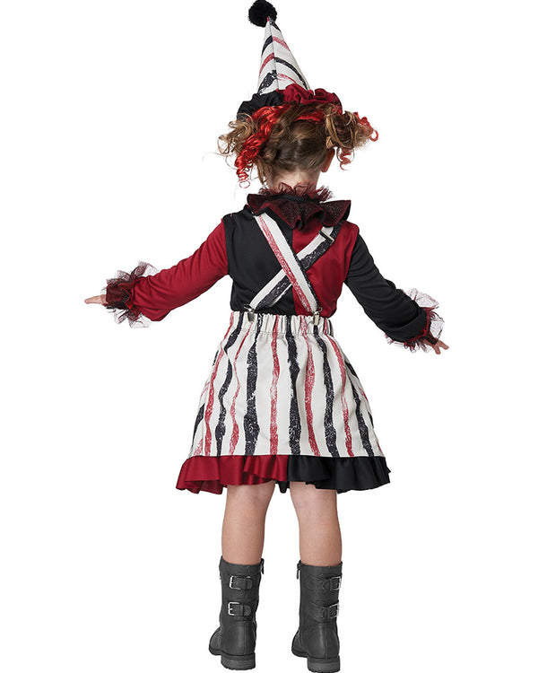 Clever Lil Clown Toddler Girls Costume