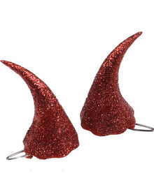 Clip On Miniature Devil Horns For Halloween