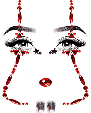 Clown Adhesive Face Jewels