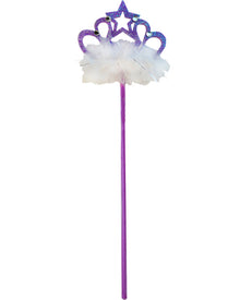 Purple Fairy Girls Tutu Wand and Headband Set