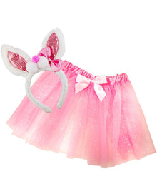 Pink Rabbit Headband and Tutu Kit