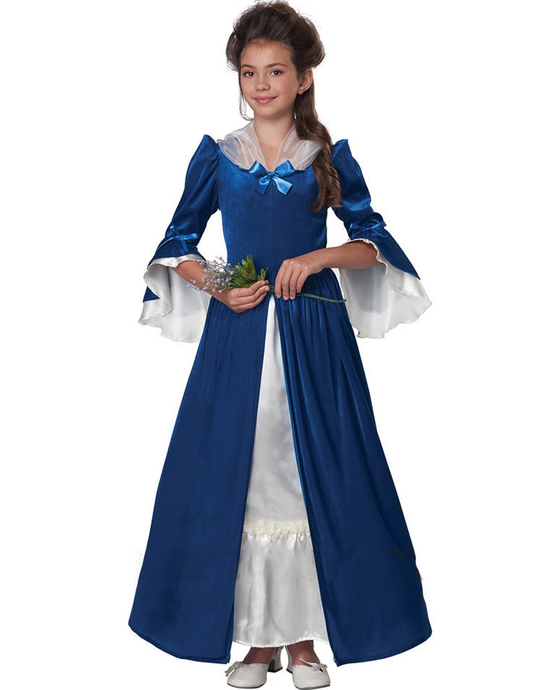 Colonial Era Dress Girls Costume