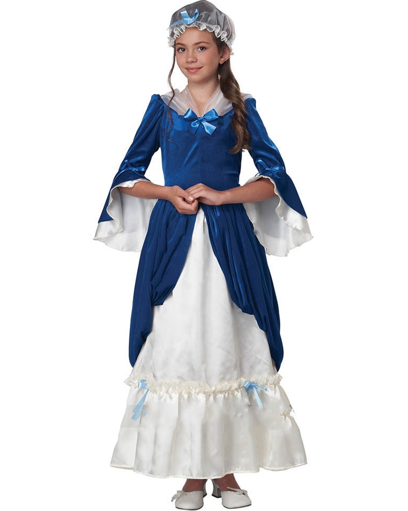 Colonial Era Dress Girls Costume
