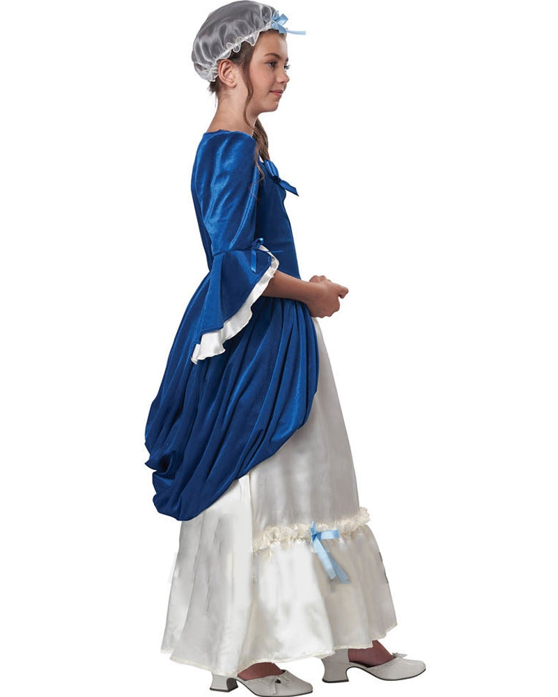 Colonial Era Dress Girls Costume