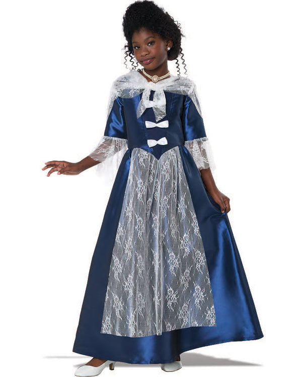 Colonial Period Dress Girls Costume