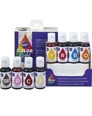 Colour Right Performance Food Colouring Set Pack of 8