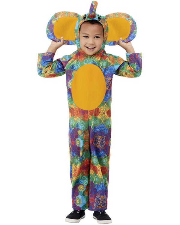 Colourful Elephant Toddler Costume