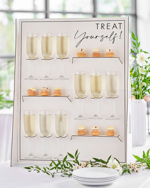 Contemporary Wedding Canape and Drinks Stand Holder