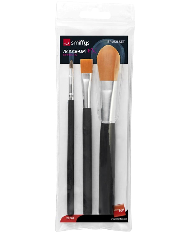 Cosmetic Brush Set Pack of 3
