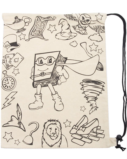 CostumeBox Calico Drawstring Bag