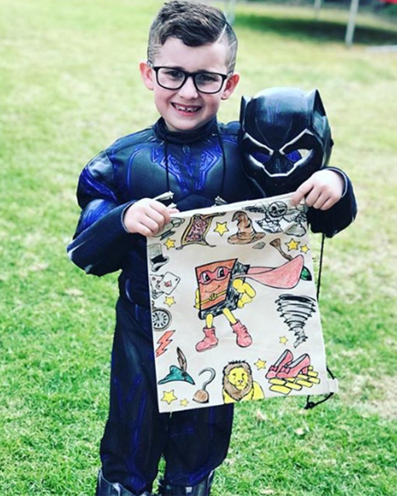 CostumeBox Calico Drawstring Bag