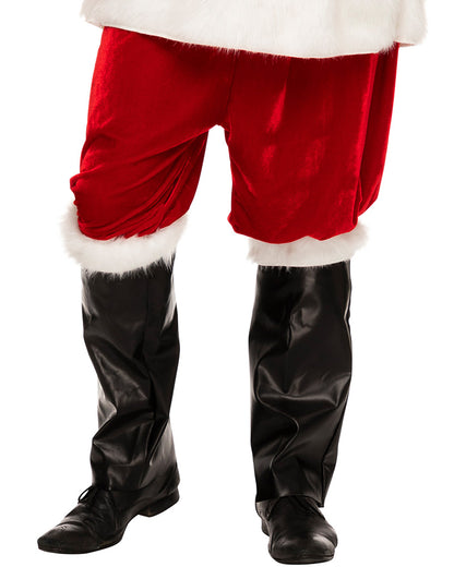 Complete Velour Santa Plus Size Suit Christmas Bundle