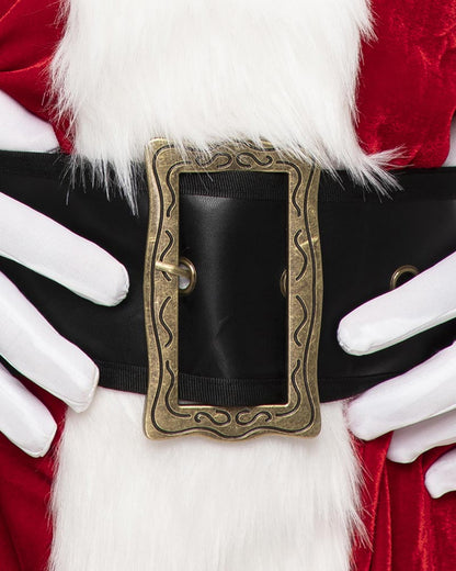 Complete Velour Santa Plus Size Suit Christmas Bundle