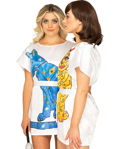 Swedish Superstar Blue Cat Plus Size Womens Tunic