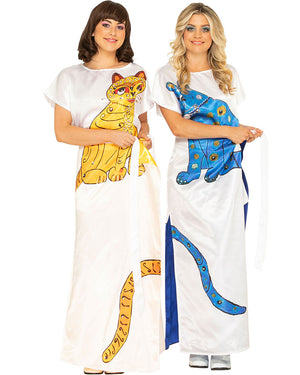 Swedish Superstar Complete Deluxe Yellow Cat Womens Costume