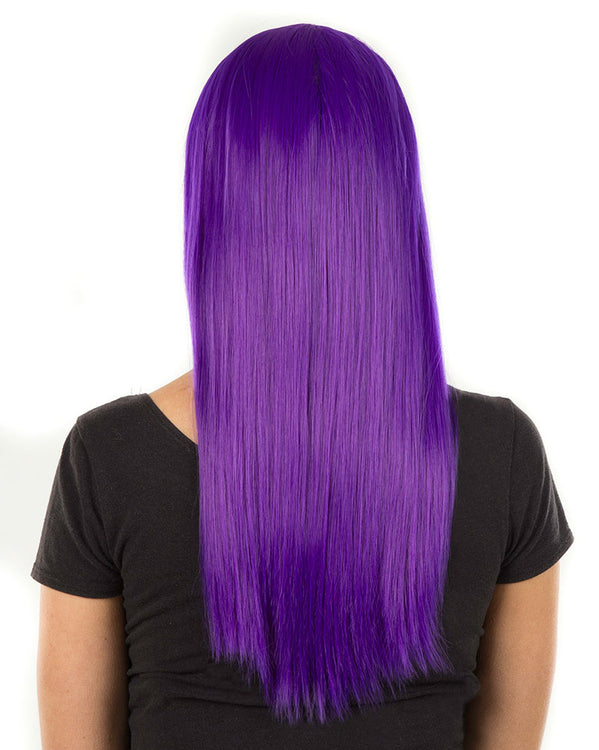 Fashion Deluxe Amethyst Purple Long Wig