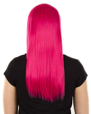 Fashion Deluxe Fuschia Pink Long Wig