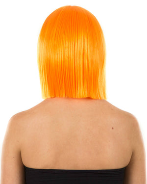 Fashion Deluxe Neon Orange Bob Wig