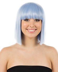 Fashion Deluxe Pastel Blue Bob Wig