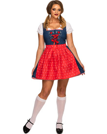 Hanna Deluxe Oktoberfest Dirndl Womens Plus Size Costume