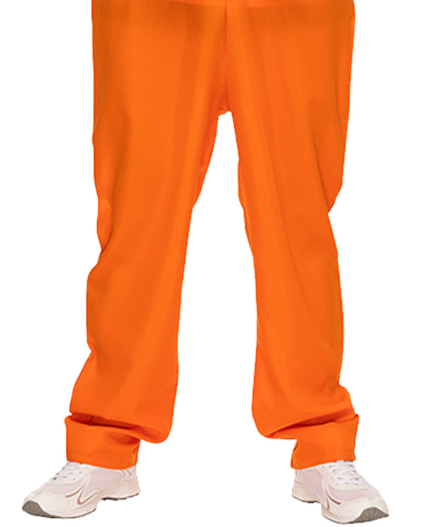 Orange Prisoner Jumpsuit Adult Costume - Main Image