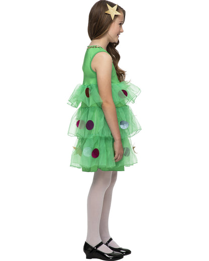 Pretty Christmas Tree Girls Christmas Costume