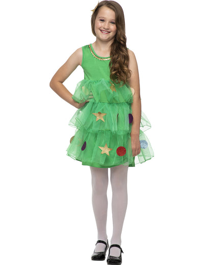 Pretty Christmas Tree Girls Christmas Costume