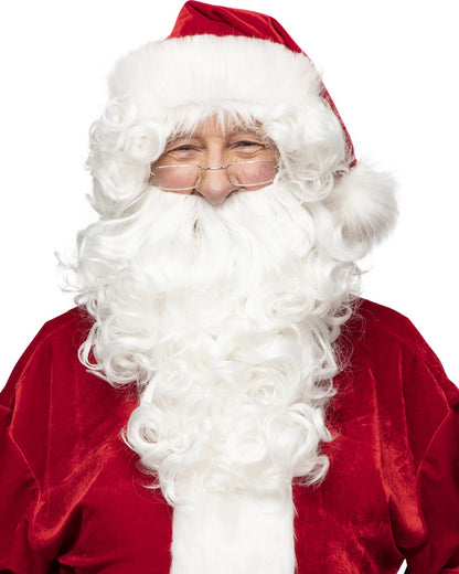 Christmas Santa Deluxe Wig and Beard Set