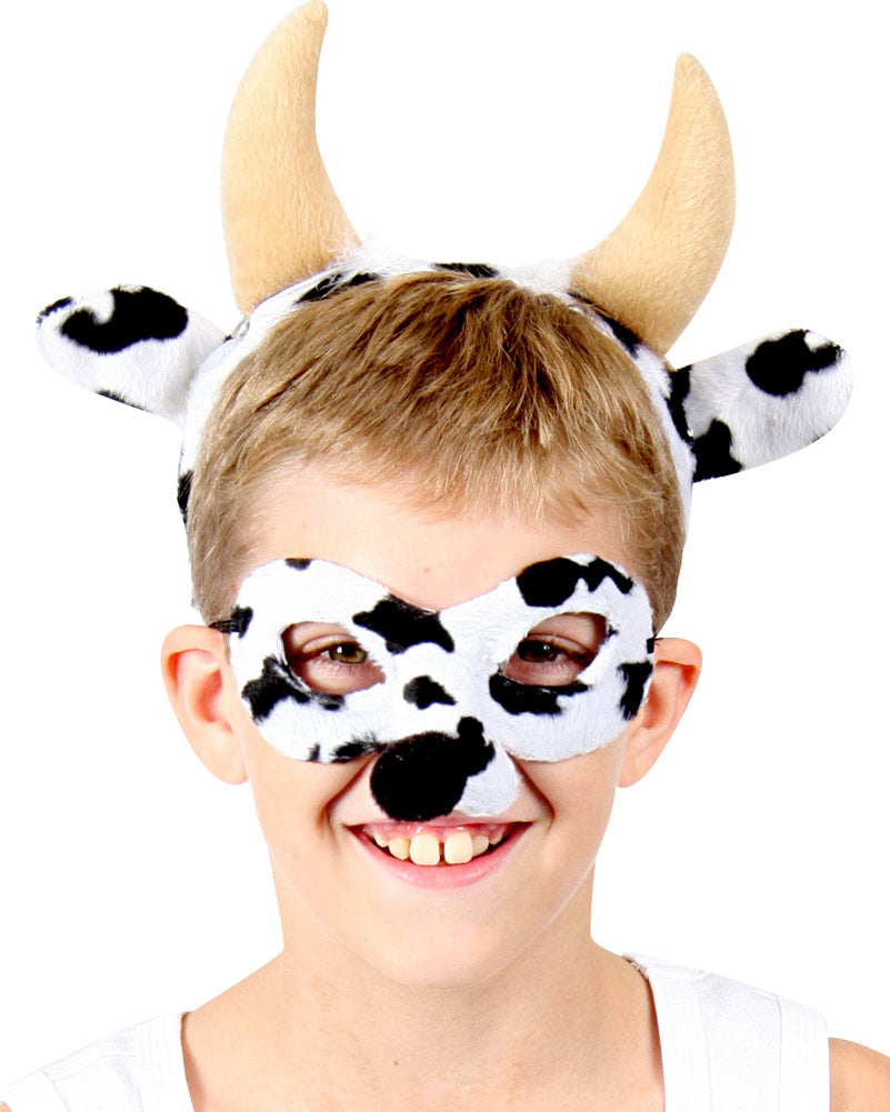 Cow Headband and Mask Set – CostumeBox Australia