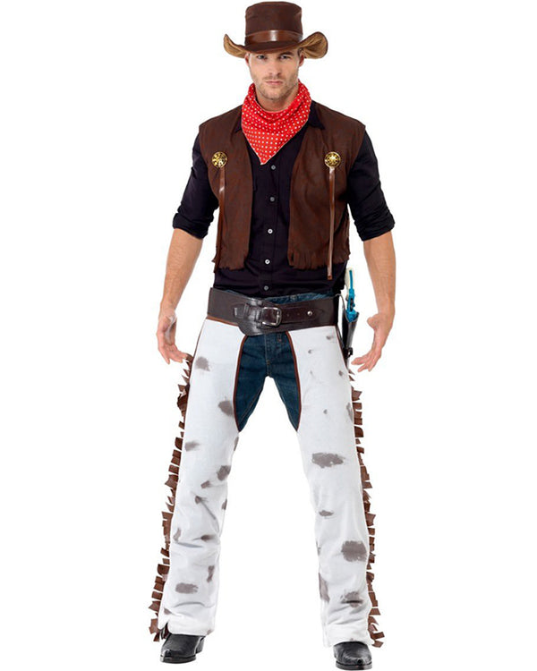 Brown Cowboy Mens Costume
