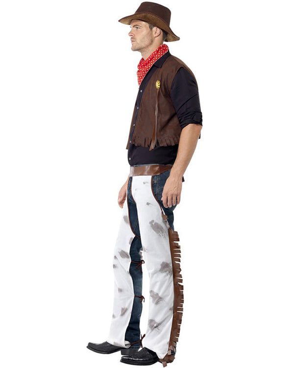 Brown Cowboy Mens Costume