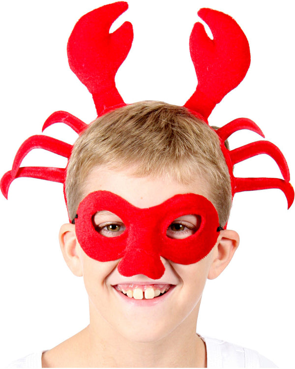 Crab Headband and Mask Set