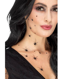 Crawling Spiders Tattoos For Halloween