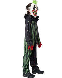 Crazy Eyed Clown Boys Halloween Costume