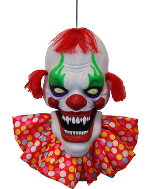 Animated Creepy Clown Head