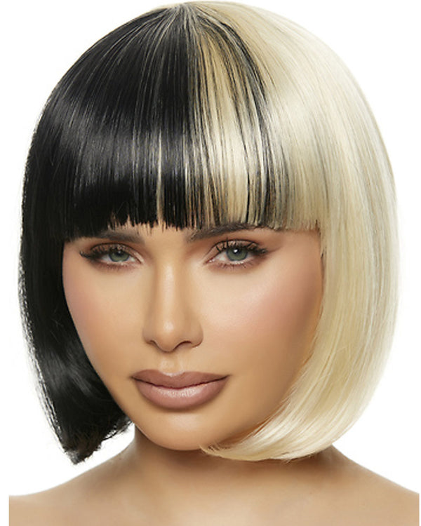 Cruel World Black and Blonde Bob Wig