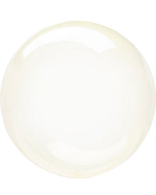 Yellow 50cm Round Latex Balloon