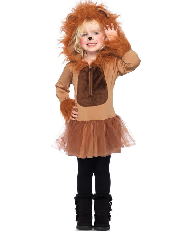 Cuddly Lion Girls Costume