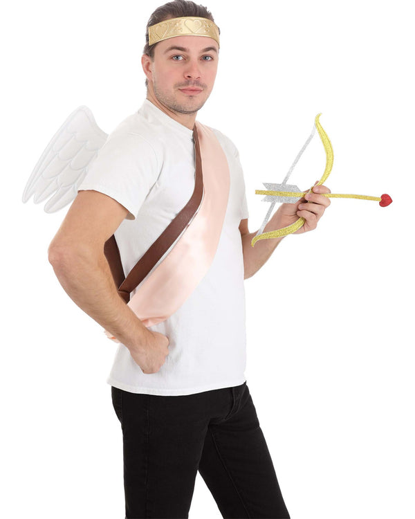Cupid Accessory Sash Wings Headband Quiver Bow and Arrow Set